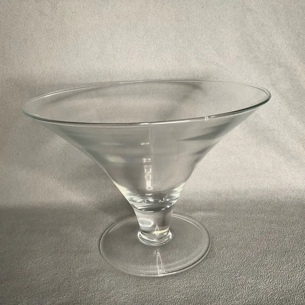 Southern Living at HOME Hand Blown Celebration Glass Bowl Serving Or Decor 7,6”